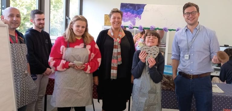 Anthony and Karen and Students web banner