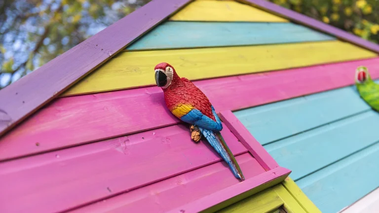 lifeworks-charity-devon-disability-learning-specialists-parrot-outdoor-area