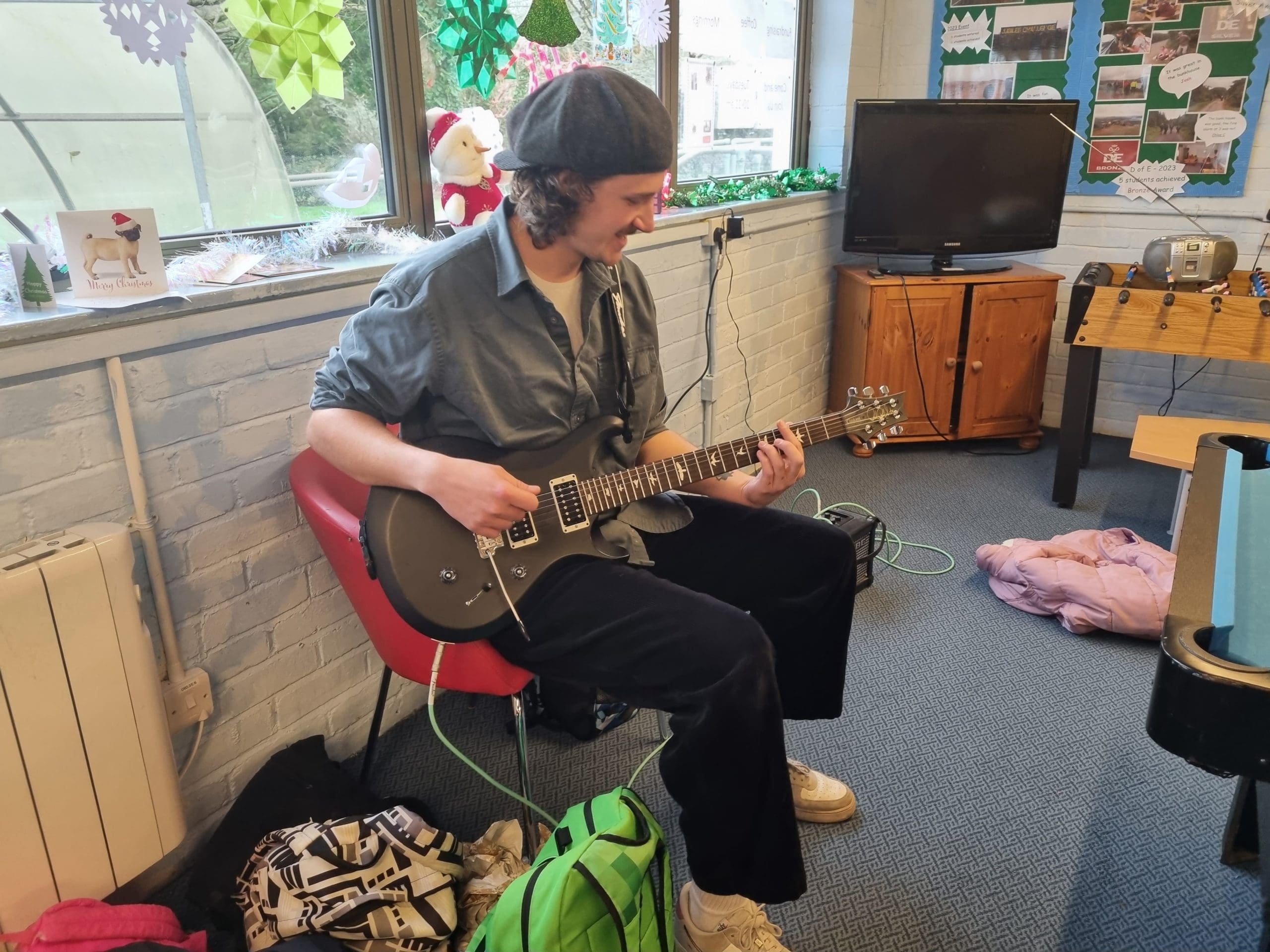 Pathway to progression learning disabilities guitar playing dartington devon